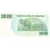P51 Zimbabwe - 500.000 Dollars Year 2007/2008 (Bearer Cheque)